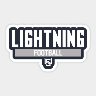 West Side Lightning Football Sticker